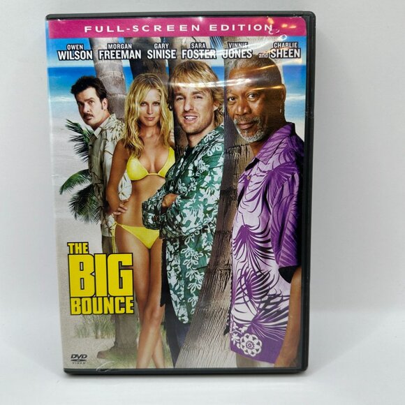 The Big Bounce DVD Full Screen Edition Owen Wilson Morgan Freeman Warner Bros - Picture 2 of 4